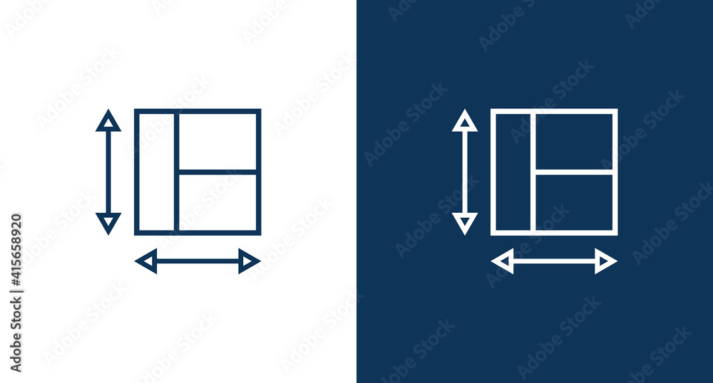 Room plan outline icon illustration isolated vector sign symbol Room plan outline icon illustration isolated vector sign symbol