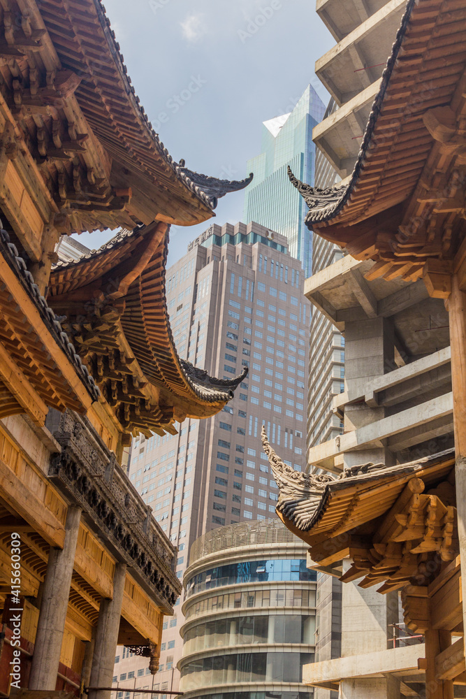 Obraz premium Luohan Temple in Chongqing, China