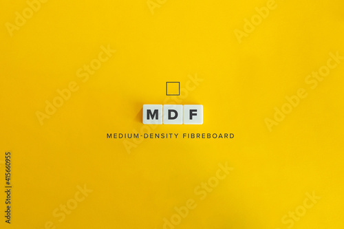 Medium Density Fibreboard (MDF) Banner Concept.