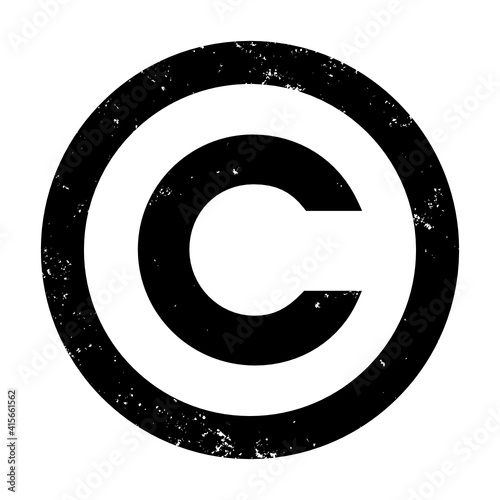 C - Copyright and Registered trademark stamp symbol
