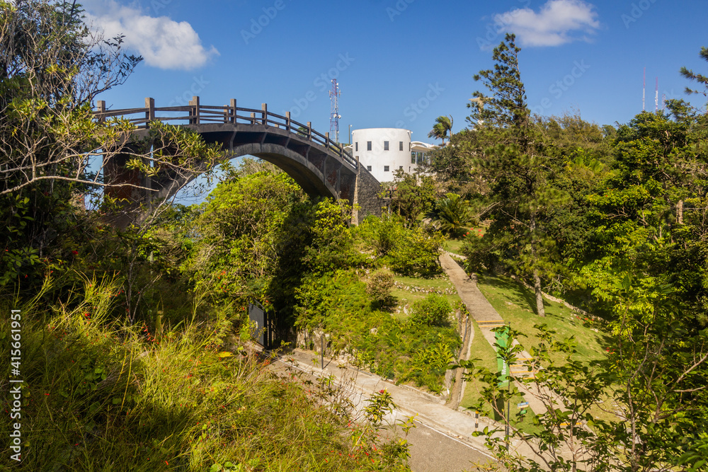 Botanical garden at the Pico Isabel de Torres mountain above Puerto Plata, Dominican Republic