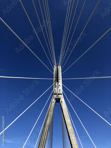 Swietokrzyski Bridge over River Vistula in Warsaw