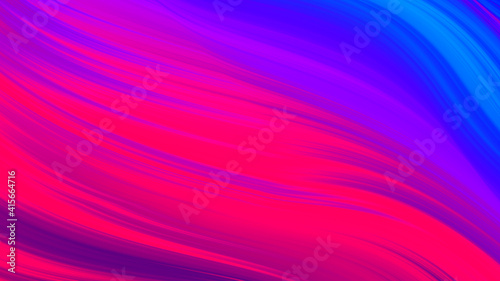 Abstract pink blue and purple gradient wave background. Neon light curved lines and geometric shape with colorful graphic design.