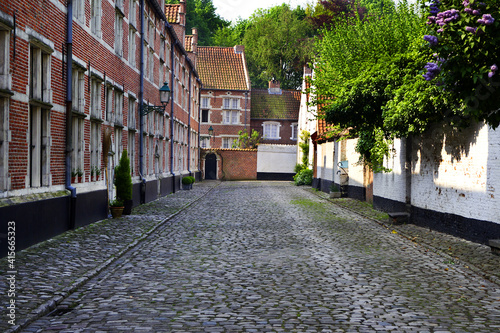 The Lier beguinage, Belgium. The Flemish beguinages are UNESCO World Heritage Site.