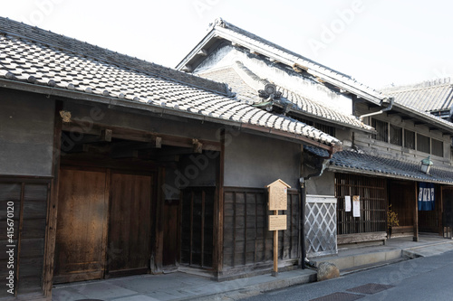Old house in Arimatsu on Tokaido Road