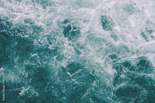 Rushing crystal blue waters