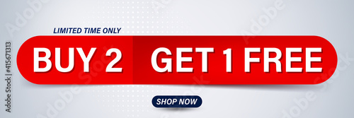 Buy get free banner template design for social media or website.