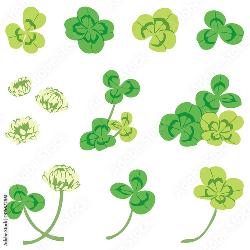 クローバーイラスト素材