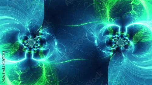 abstract blue background with space