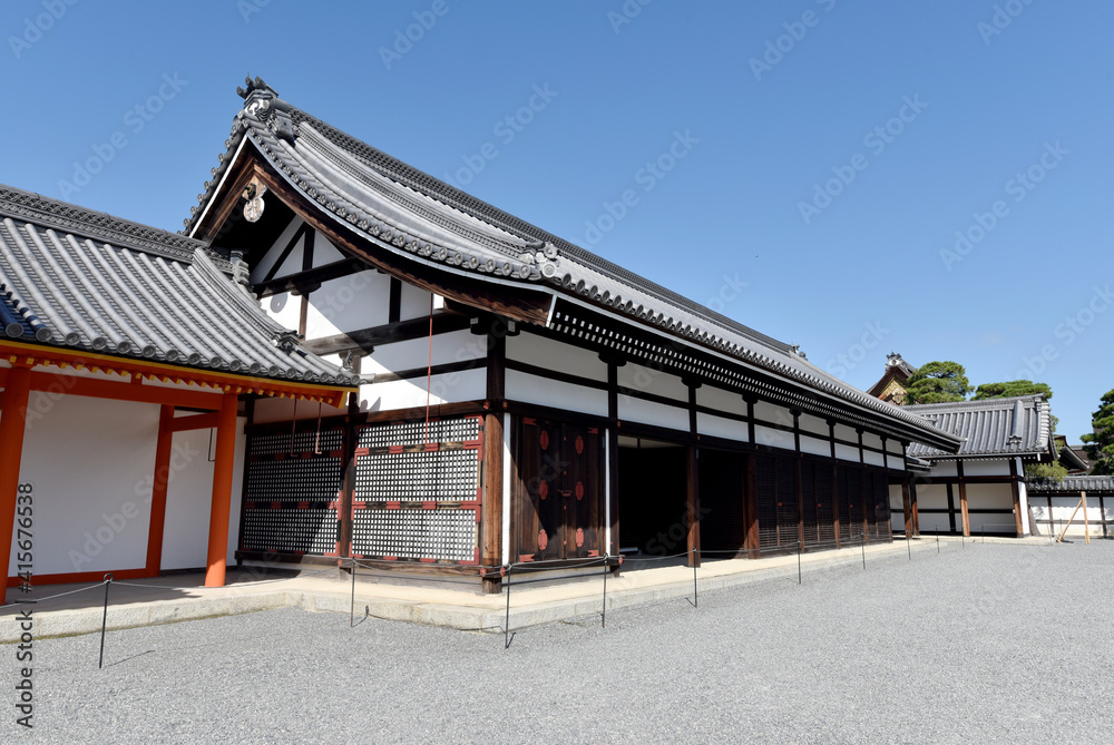 京都御所　日華門の北の建物　京都市