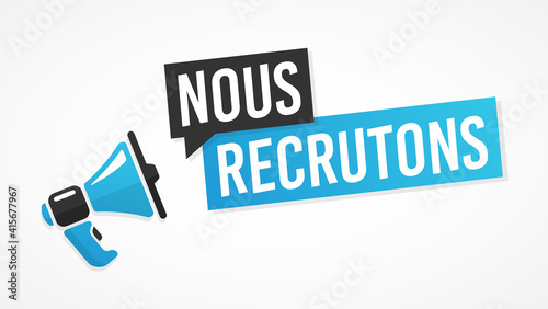 Nous recrutons