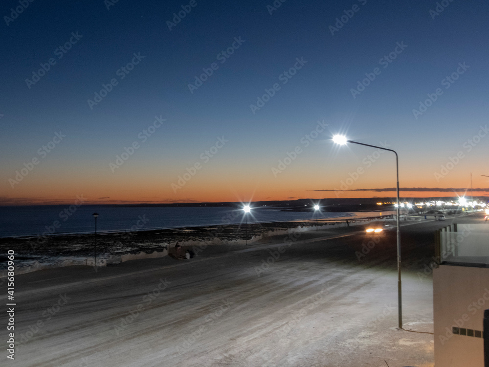 Atardecer en las grutas