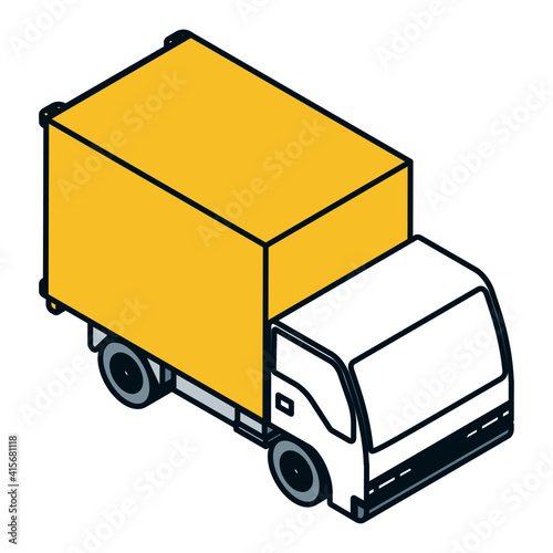 トラックのイラスト

