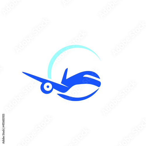 Plane icon logo vector illustration, 
plane departure modern symbol design
