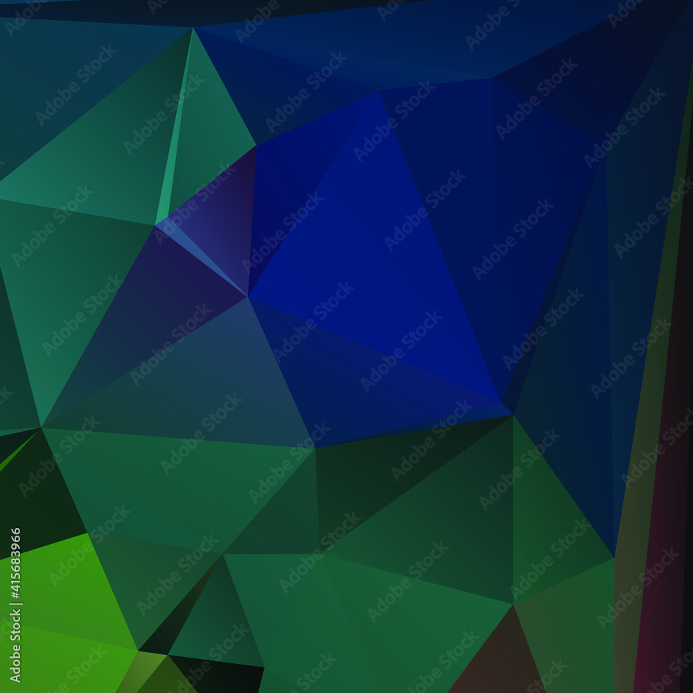 Fototapeta Abstract Color Polygon Background Design, Abstract Geometric Origami Style With Gradient