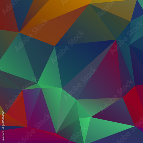 Abstract Color Polygon Background Design  Abstract Geometric Origami Style With Gradient