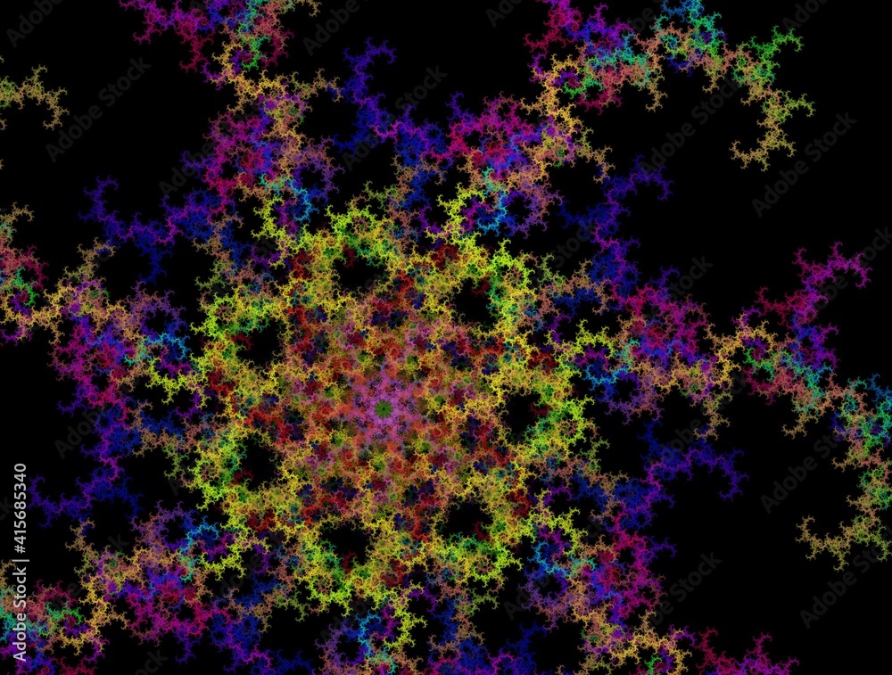 Imaginatory fractal background Image Imaginatory fractal background Image