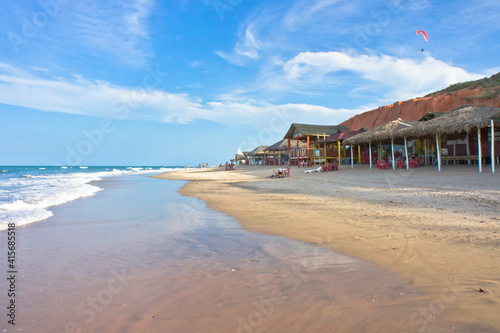 Canoa Quebrada  Tropical beach view  Fortaleza  Brazil  South America