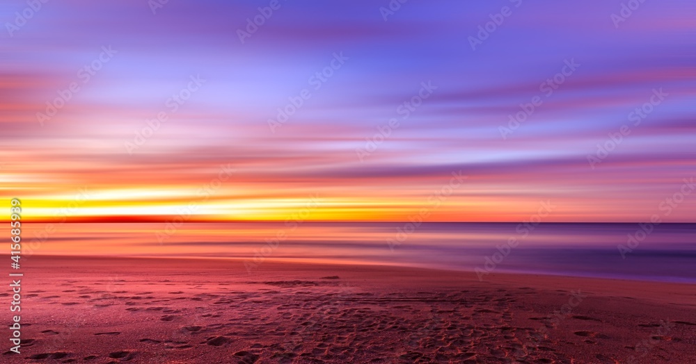 sunset at the beach