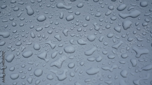 drops of water on the window