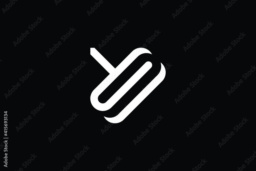 Minimal Innovative Initial YS logo and SY logo. Letter YS SY creative elegant Monogram. Premium Business logo icon. White color on black background Minimal Innovative Initial YS logo and SY logo. Letter YS SY creative elegant Monogram. Premium Business logo icon. White color on black background