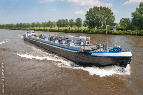 cargo boat on the river