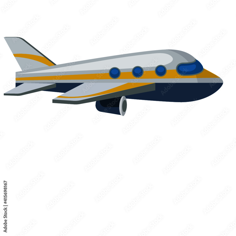 Airplane vector design illustration