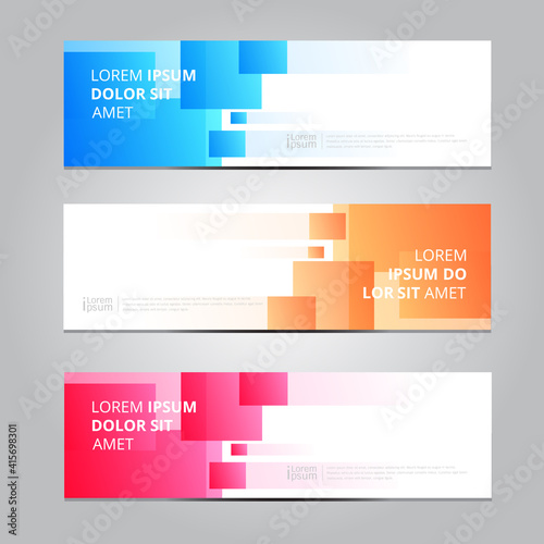 Vector abstract design background texture banner template.
