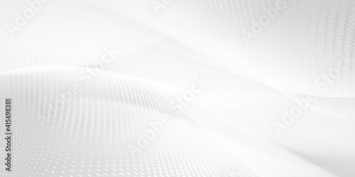Abstract grey wave background poster with dynamic. technology network Vector illustration.