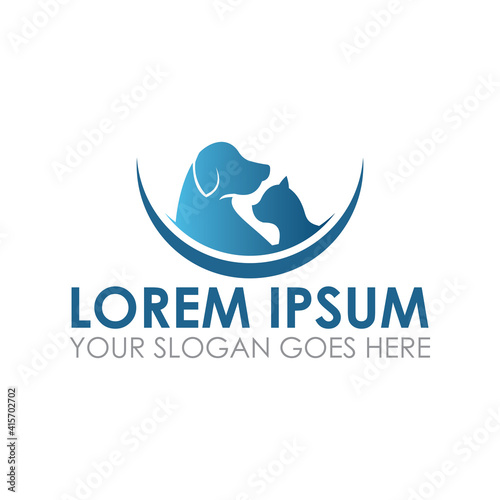 pet care vector , veterinary logo