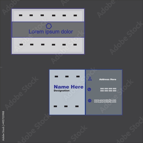 Modern Creative Blue Business Card Templates