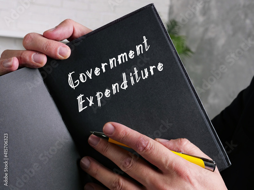 Conceptual photo about Government Expenditure with written phrase.