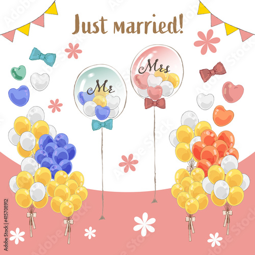 結婚式 風船 バルーン お祝い