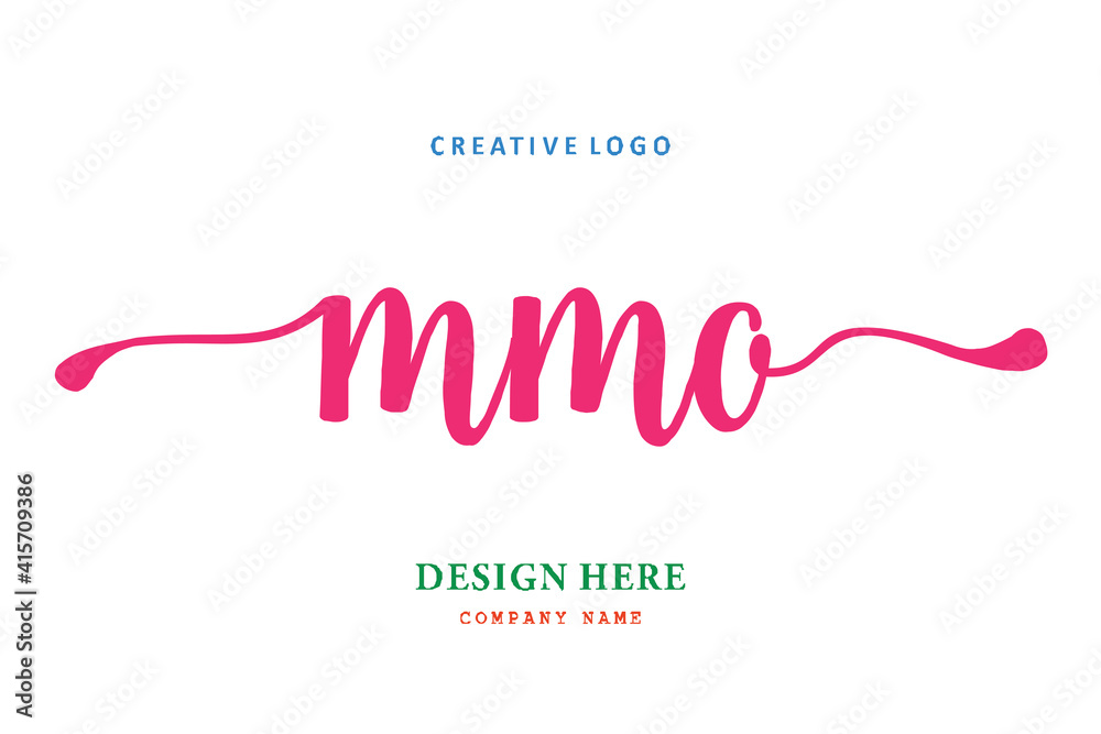 MMO lettering logo is simple, easy to understand and authoritative
