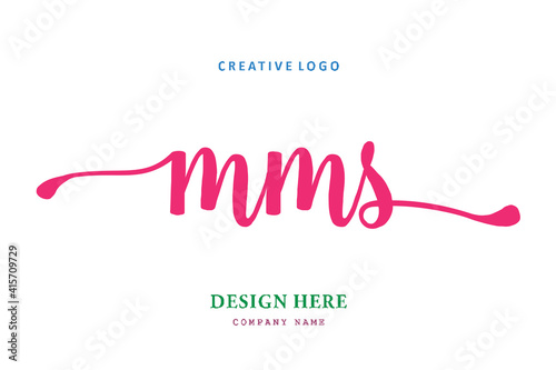 MMS lettering logo is simple, easy to understand and authoritative