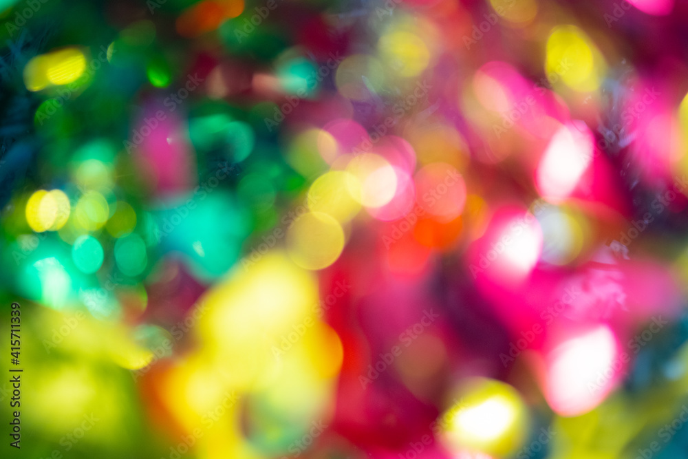 Colorful blurred of lights background.