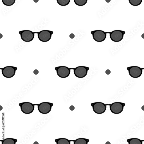 Seamless spectacles, glasses pattern, eyeglasses, specs pattern