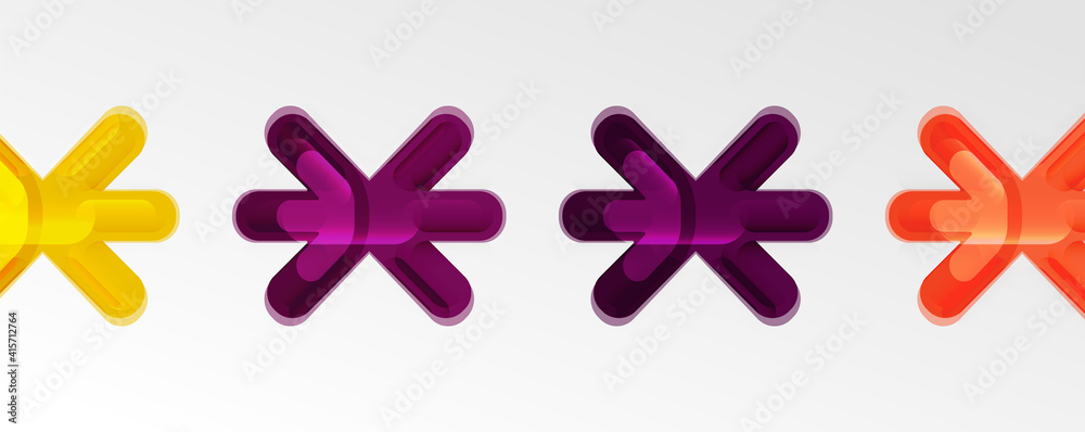 Abstract glossy crosses background for business or technology presentations, internet posters or web brochure covers Abstract glossy crosses background for business or technology presentations, internet posters or web brochure covers