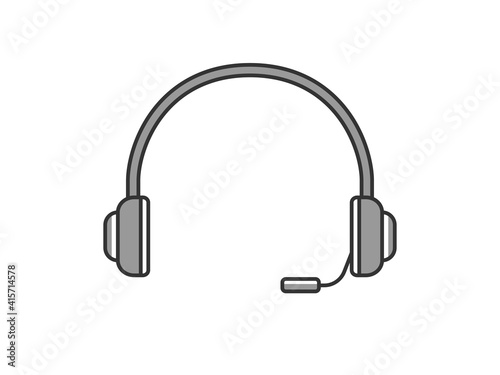 ヘッドフォンのイラスト