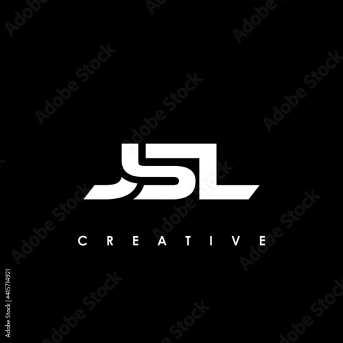 JSL Letter Initial Logo Design Template Vector Illustration