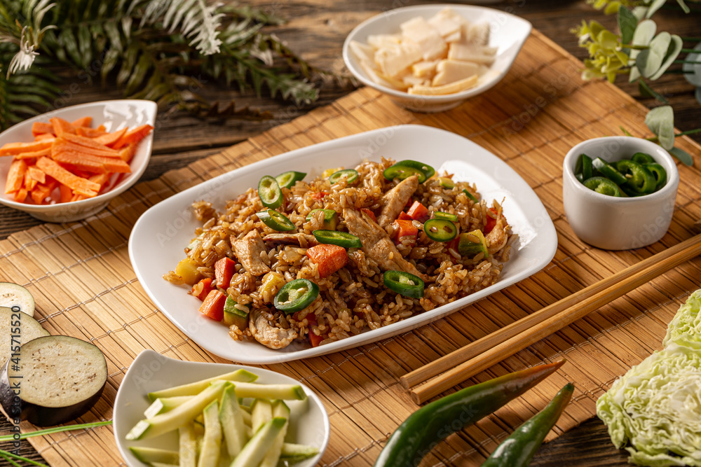 Healthy homemade fried rice Healthy homemade fried rice