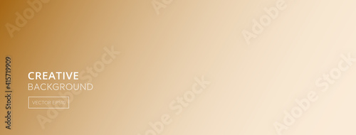 Abstract light brown gradient color banner background photo