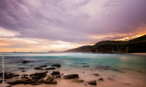 Sunset View of Pretty Beach in New South Wales