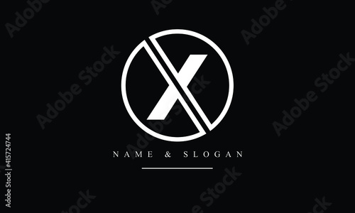 OX, XO, O, X abstract letters logo monogram photo