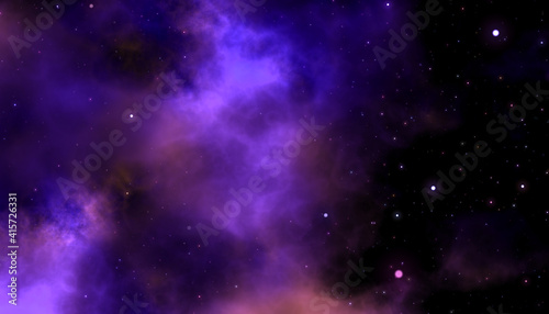 Fototapeta Naklejka Na Ścianę i Meble -  colorful star nebula and dust for background