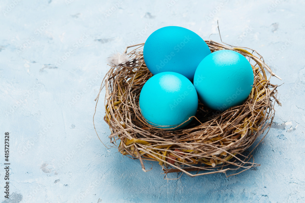 Obraz premium Colorful easter eggs