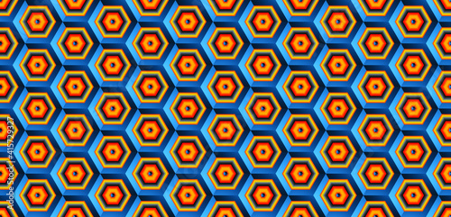 Abstract hexagonal backgrou...