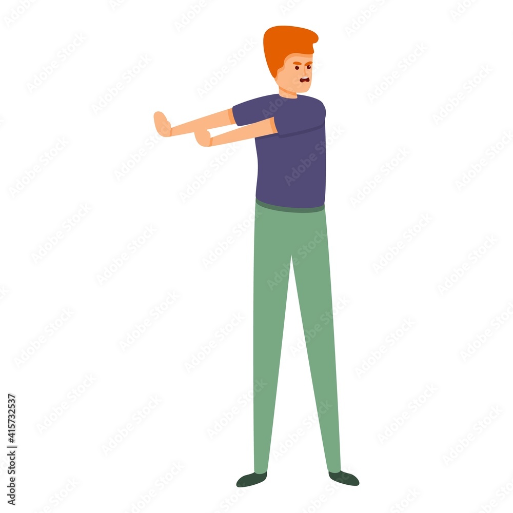 Dislike bad man icon. Cartoon of dislike bad man vector icon for web design isolated on white background Dislike bad man icon. Cartoon of dislike bad man vector icon for web design isolated on white background
