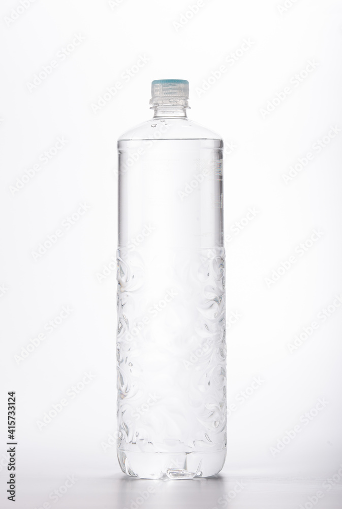 Isolated fresh water bottles on white background Isolated fresh water bottles on white background
