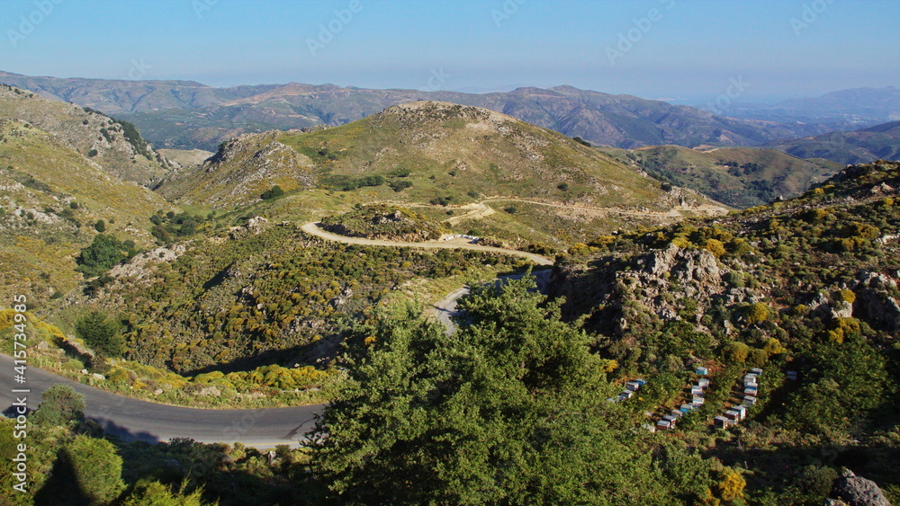 Landscape at the road to Omalos on Crete in Greece, Europe
Landscape at the road to Omalos on Crete in Greece, Europe